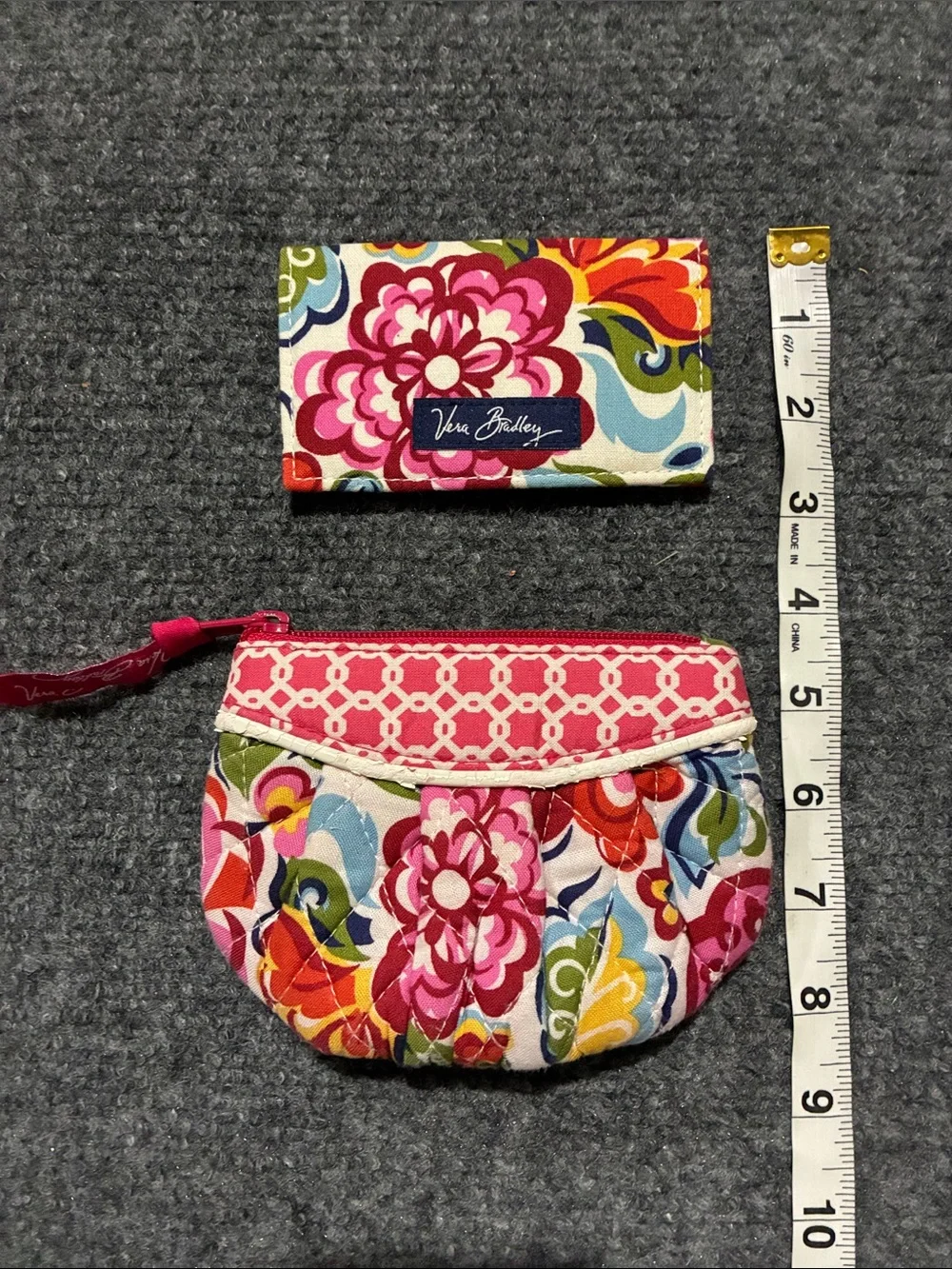 👜 Vera Bradley HOPE GARDEN Coin Purse & Card Wallet